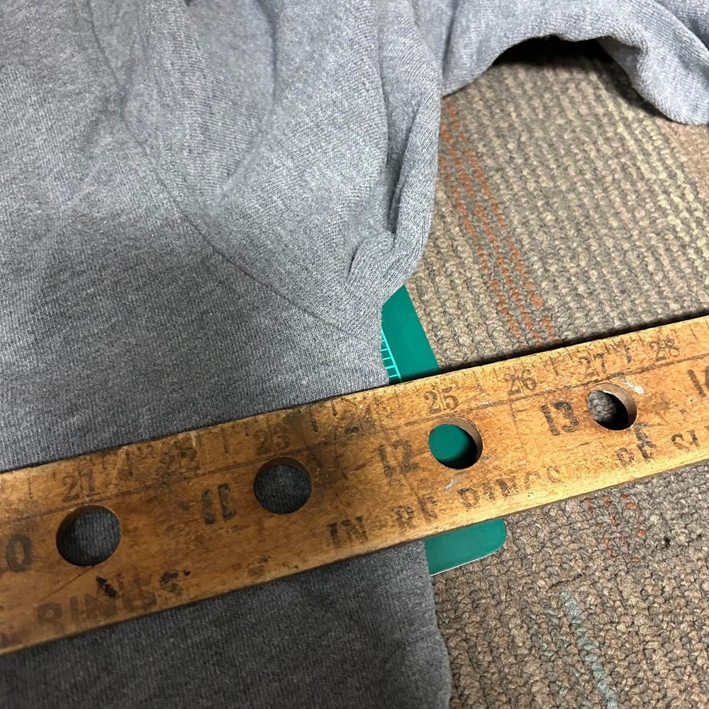 Vintage J. Crew Heather Grey Heavyweight Blank Long Sleeve Shirt Mens L 00s - Picture 5 of 6